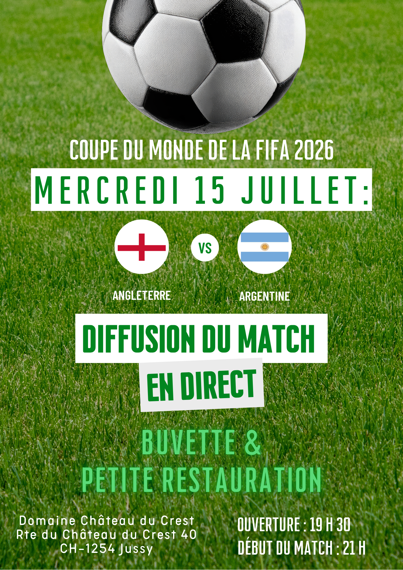 Mercredi 15 Juillet 2026